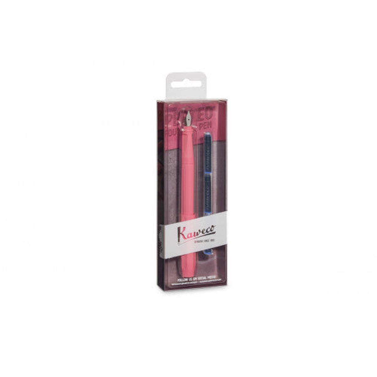 Kaweco Perkeo Fountain Pen Pack - Peony Blossom - F