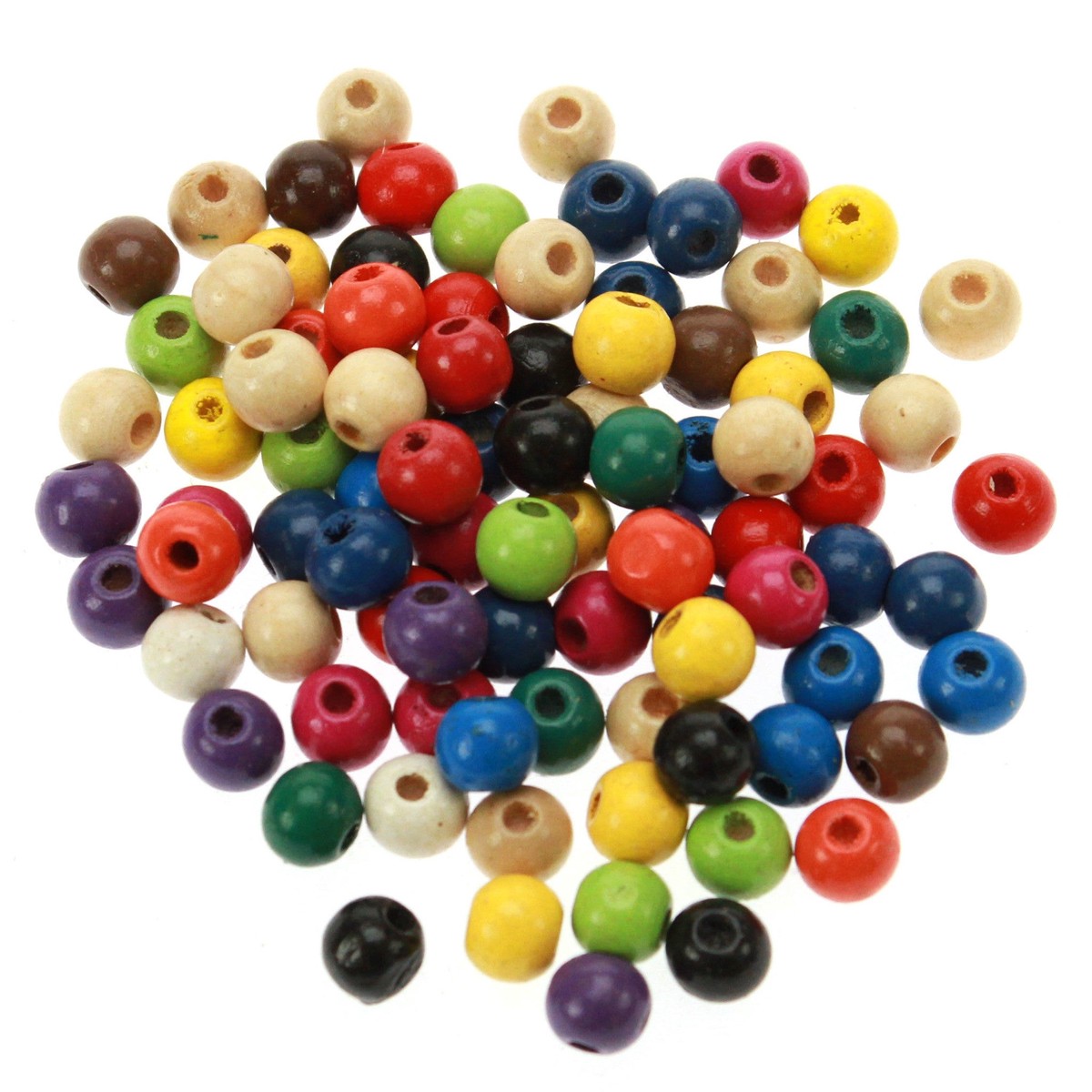 Rico - Wood Beads Multcol 90 X 8 Mm 8 Mm