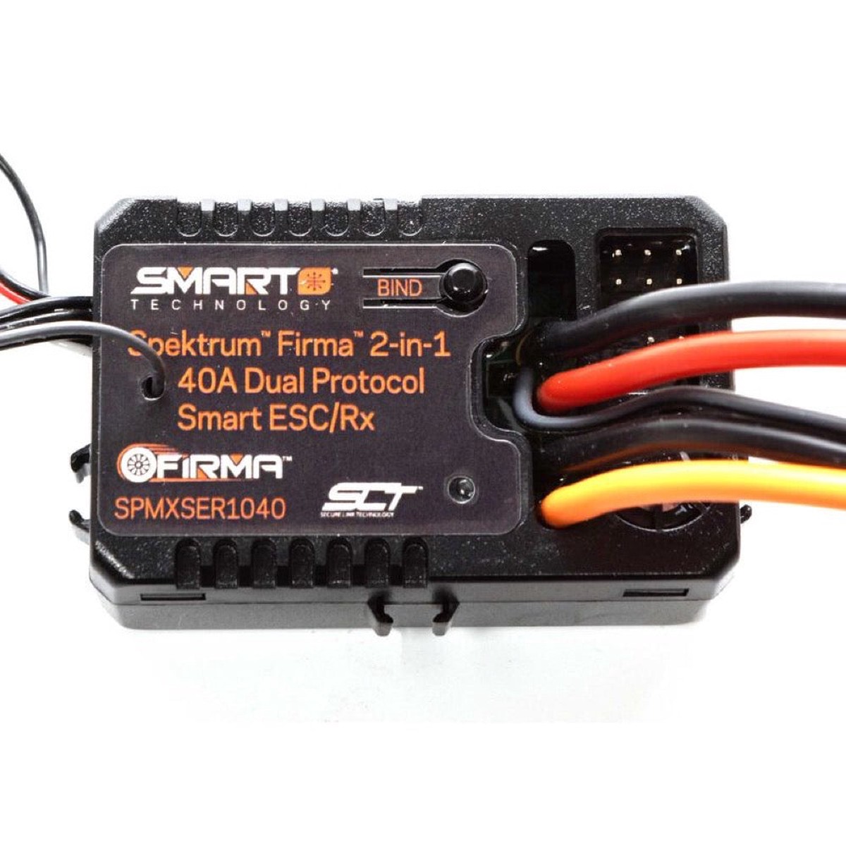 Spektrum Spmxser1040 Firma 2-In-1 40A Brushed Smart EscDual Protocol Rx