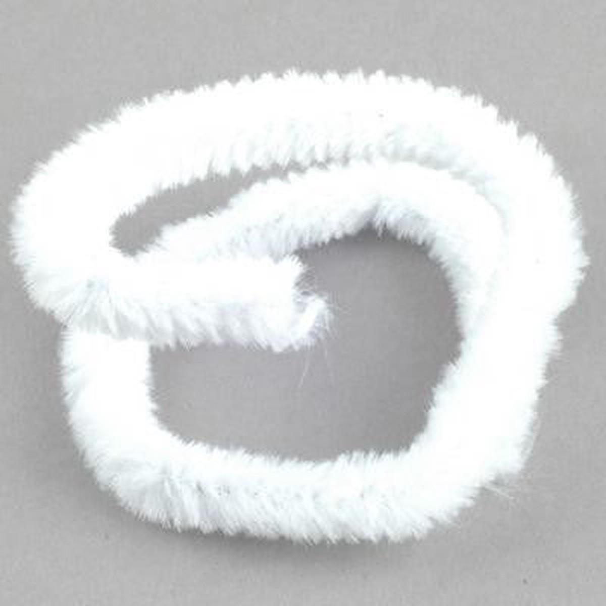 Chenille 12Mm White - 10 Pk Aka Pipe Cleaners