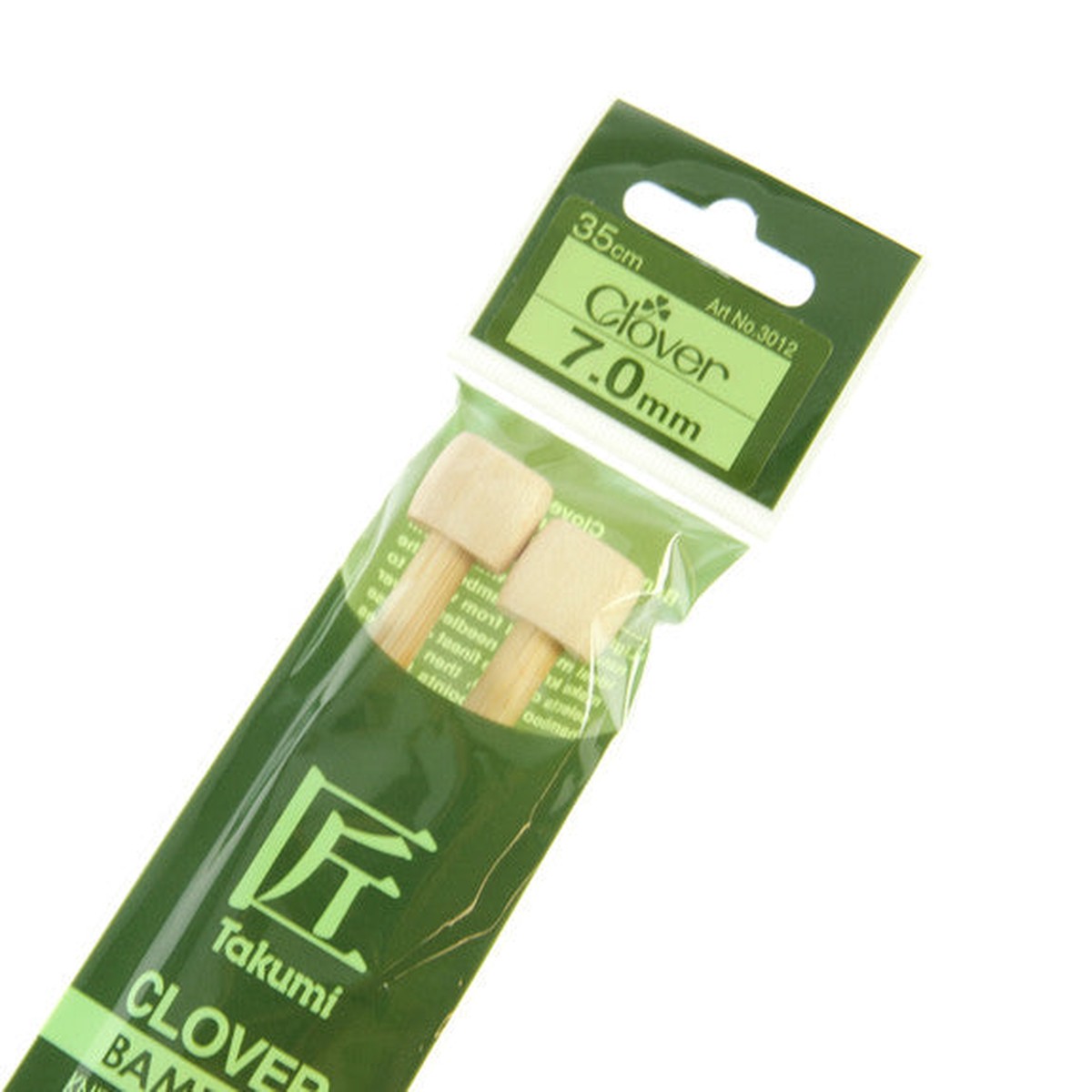 Clover Takumi Bamboo Knitting Needles - 70Mm - 2Pk