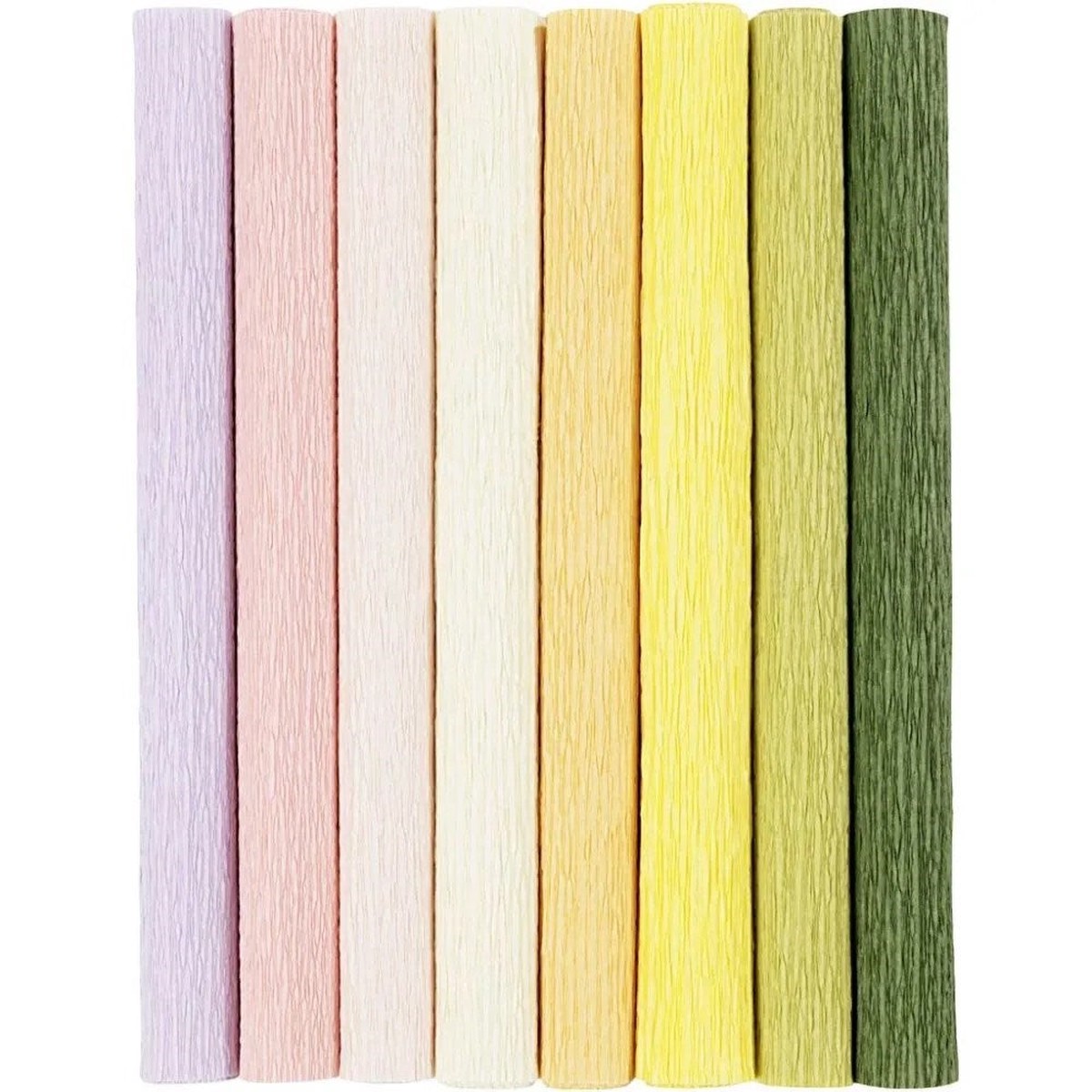 Crepe Paper Pack 8Pc Assorted Pastel