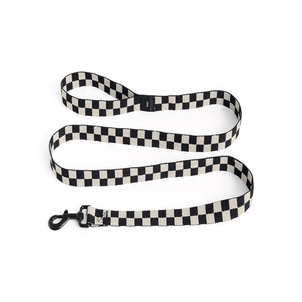 Dog Leash Flat - WhiteBlack