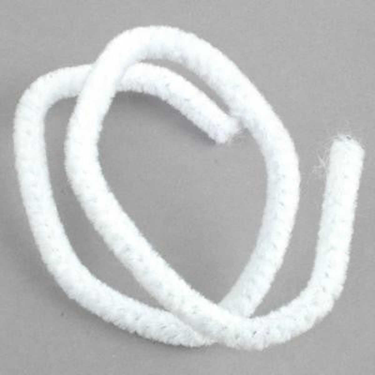 Chenille 6Mm White - 20 Pk Aka Pipe Cleaners