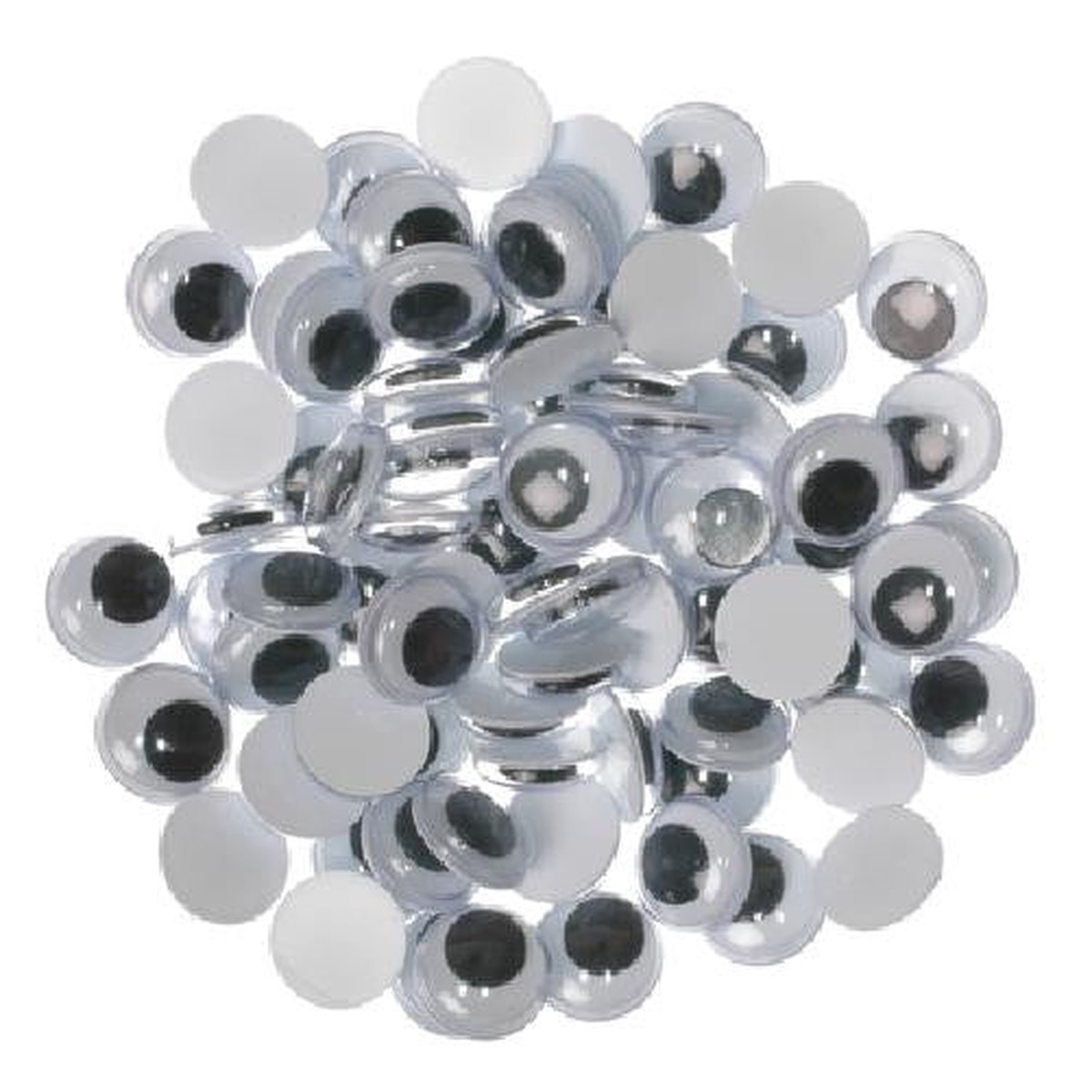 Joggle Eyes 10Mm Glue On 25 Pairs