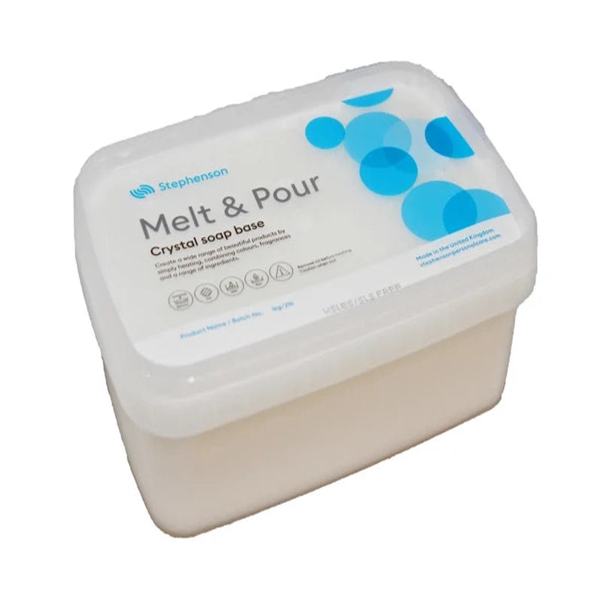 Melt Pour Crystal Soap Base 1Kg