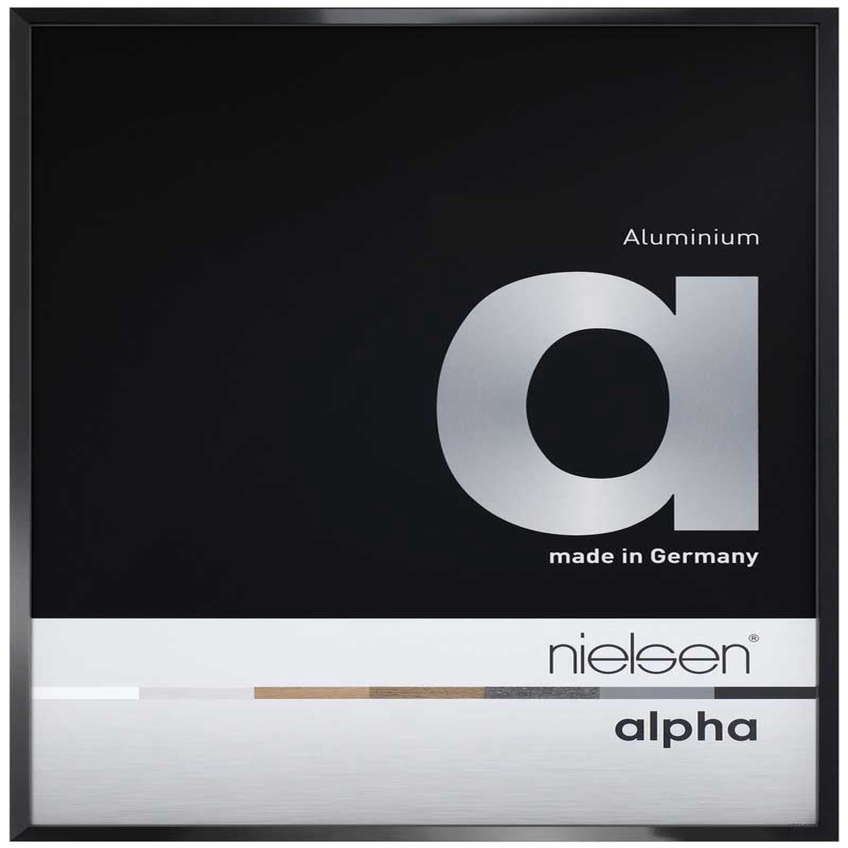 Nielsen Alpha Aluminium Picture Frame A3JetPolishedBlack