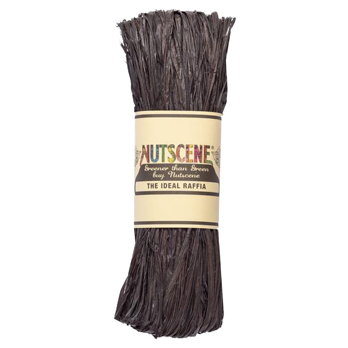 Nutscene Black Raffia - 90 X 1M Strands