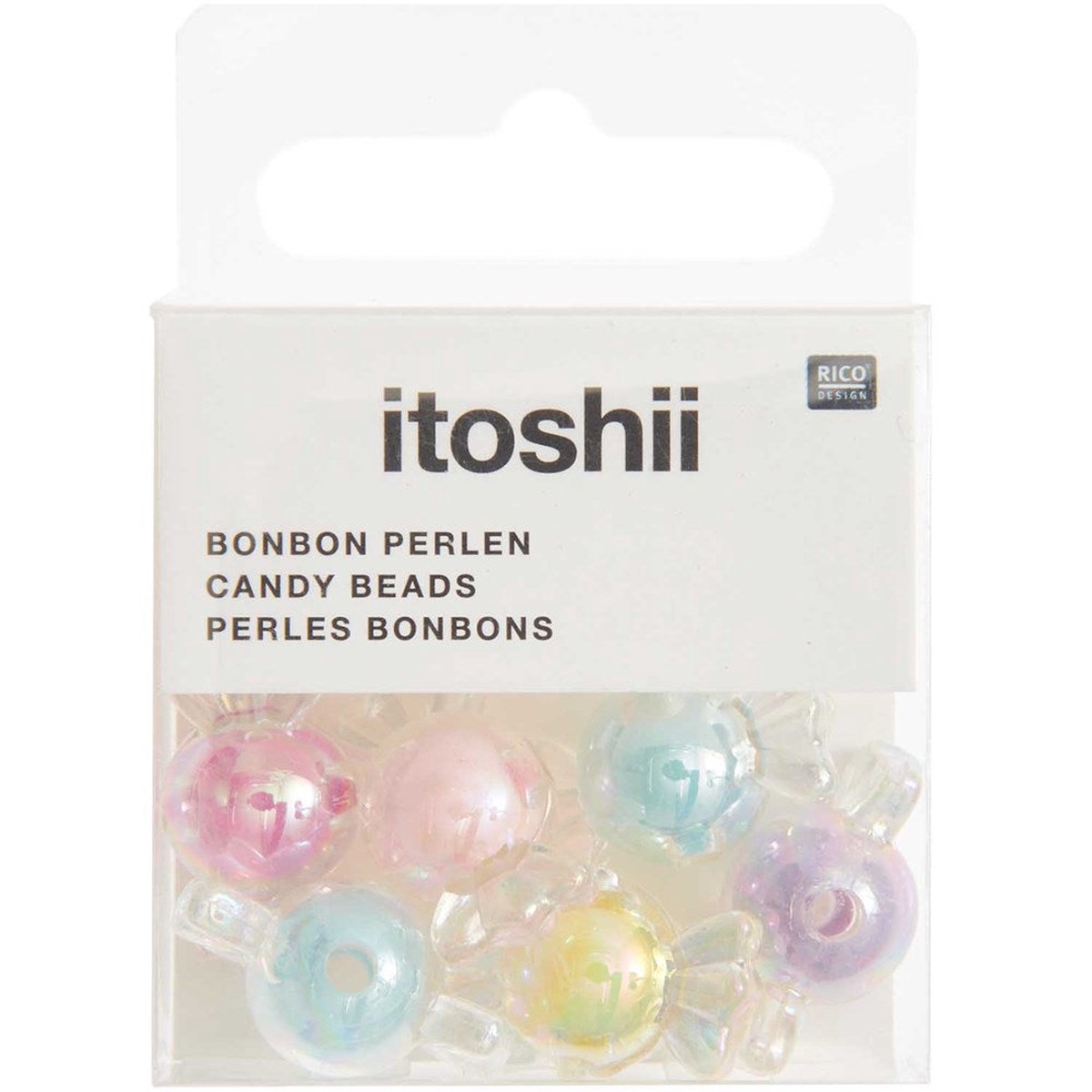 Candy Beads Transparent With Colour Inclusion