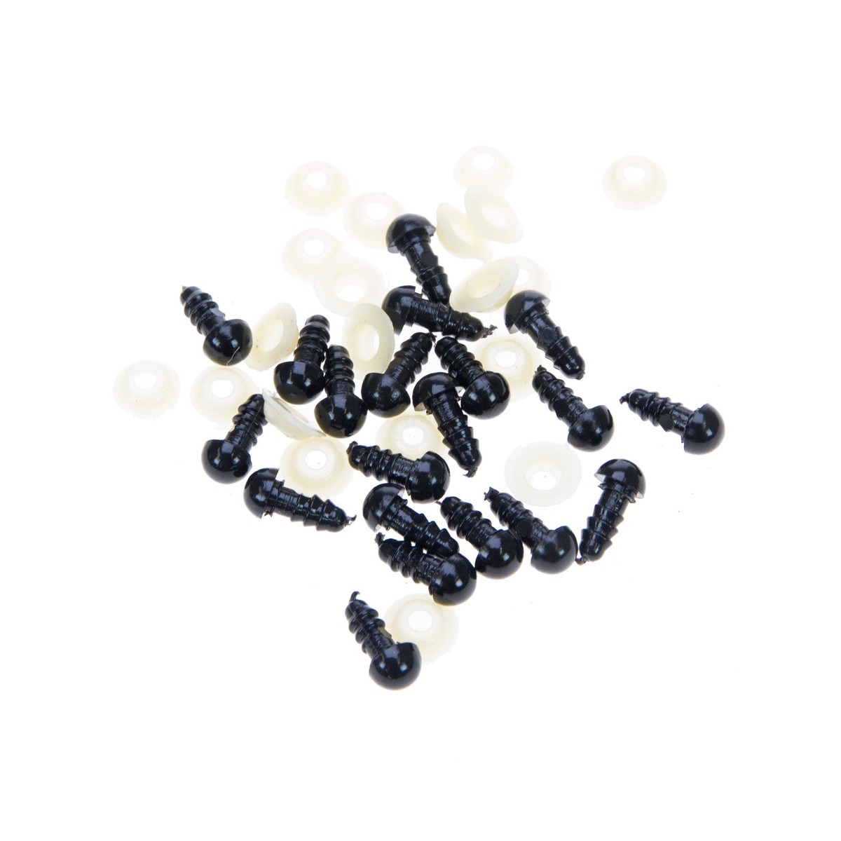 Safety Eyes 6Mm Black 10Prs