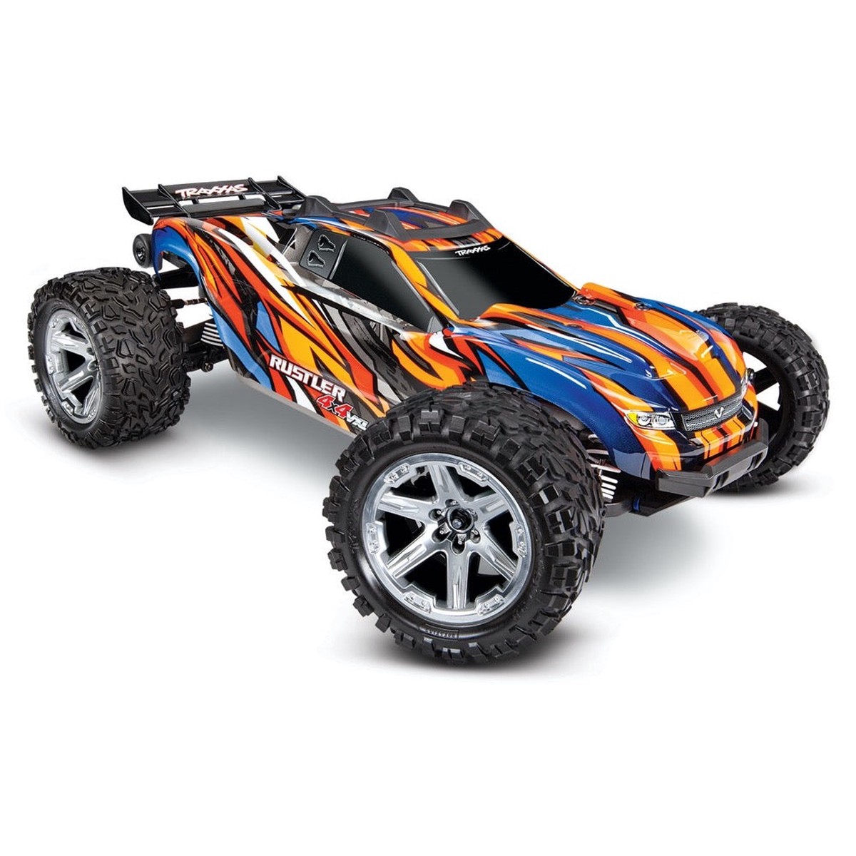 Traxxas 67076-4 Rustler 4 Vxl 110 Brushless Rc Stadium Truck (Orange)