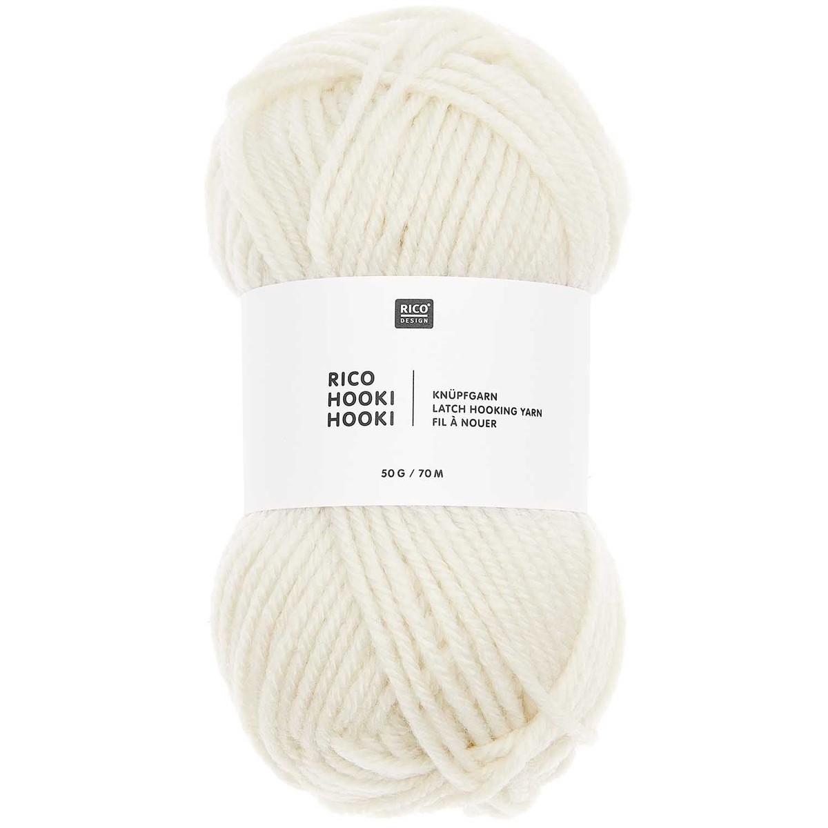 Hooki Hooki Knotting Yarn Off White 70M