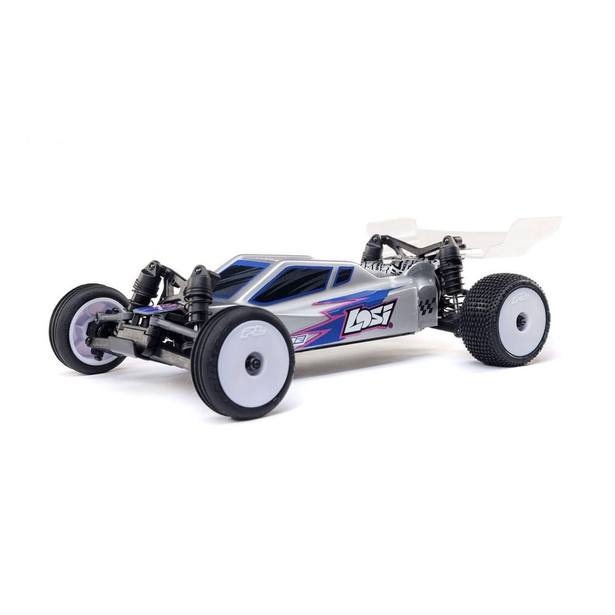 Losi 124 Micro-B 2Wd Rc Buggy (Silver) Los00007T2