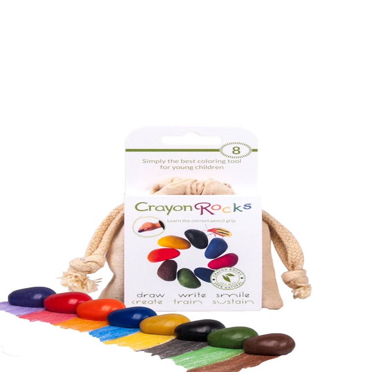 Crayon Rocks 8Pc