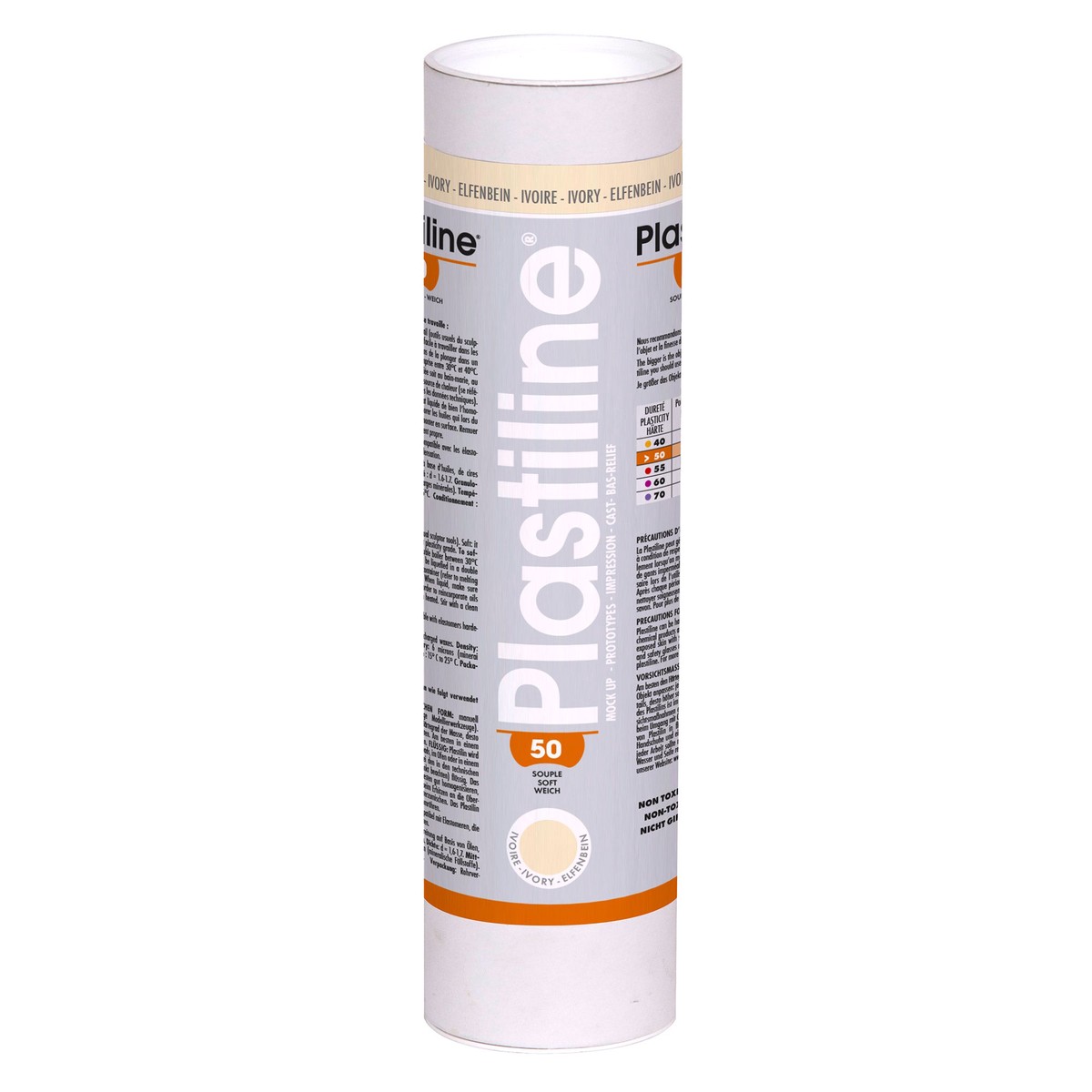 50 Hardness Plastiline - Light Grey LightGrey1Kg