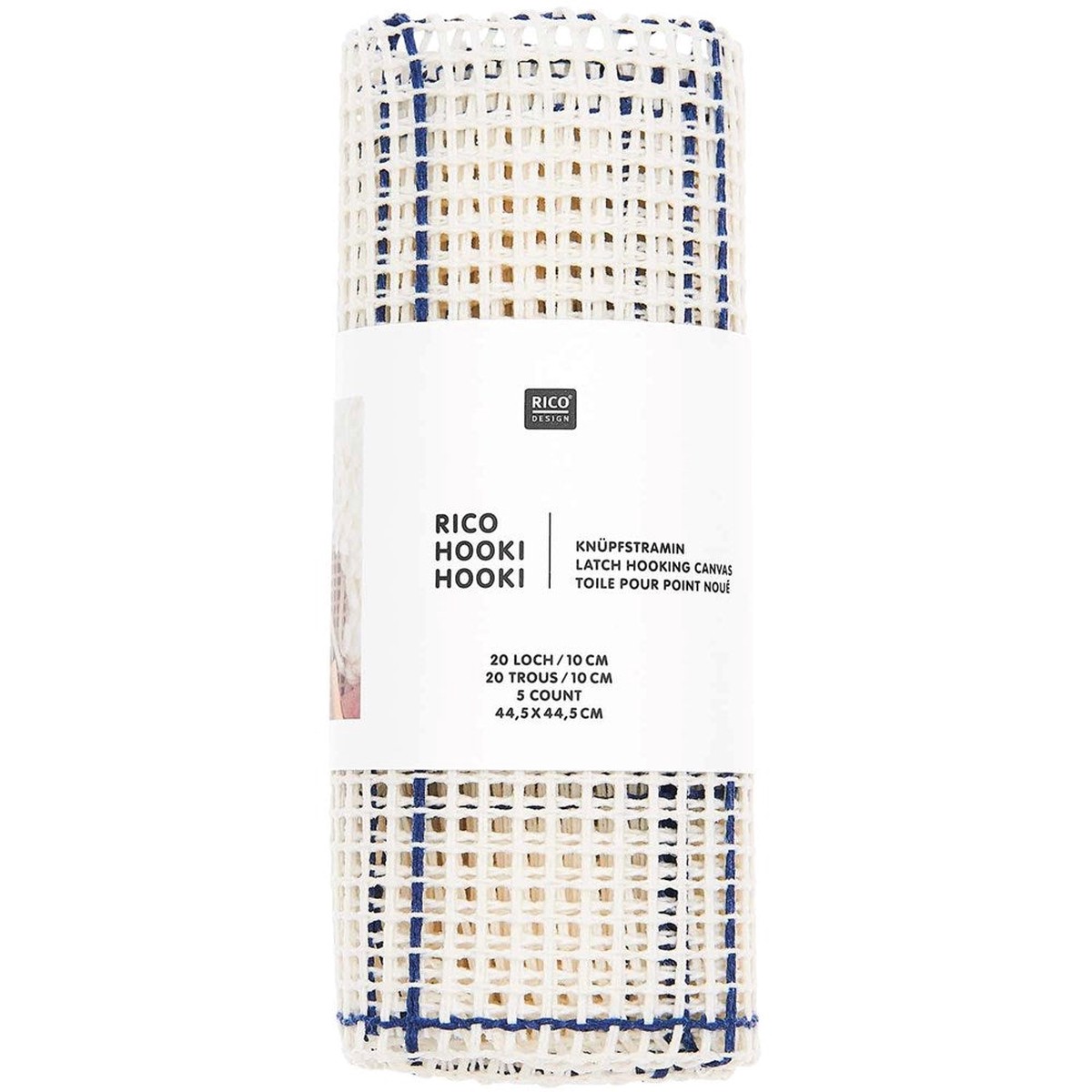 Rico Latch Hook Canvas - 5 Count 445 X 445Cm