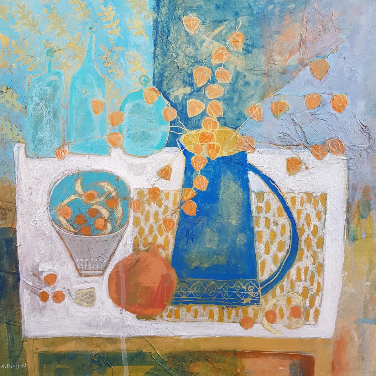 138 - Pomegranate and the Blue Jug