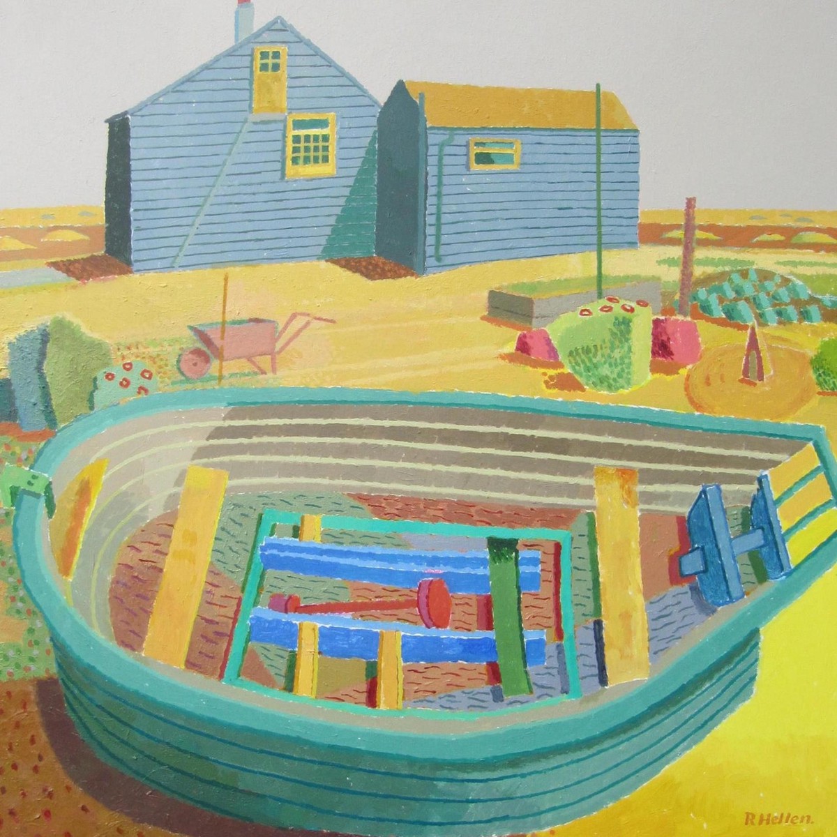 163 - Prospect Cottage Garden and Old Fishing Boat