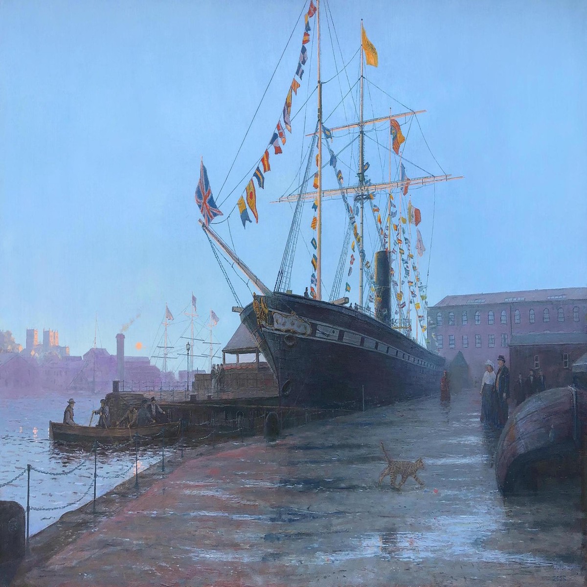 311 - SS Great Britain - Launching Day Dawns