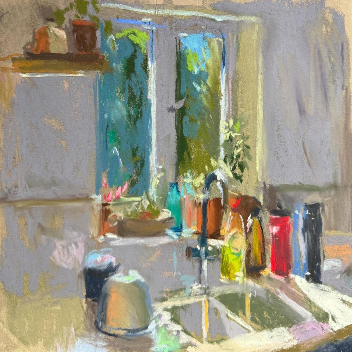 238 - Cluttered Kitchen Sill