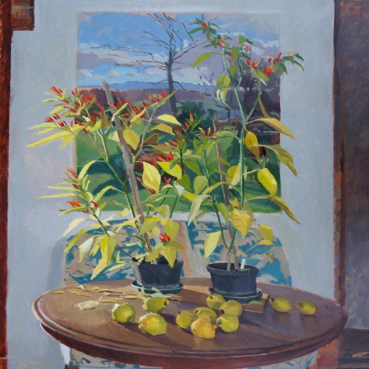 008 - Landscape with Chili Plants and Quinces