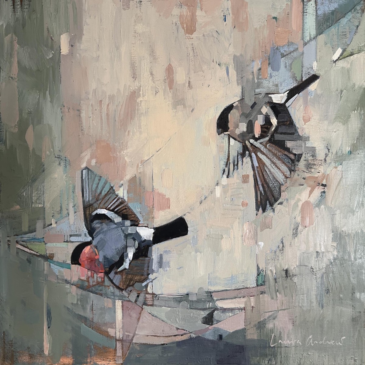 017 - Bullfinches in shade