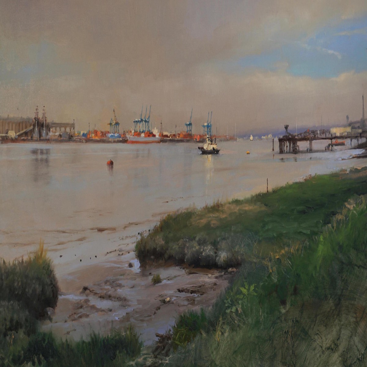 009 - Tilbury Port from the Kentish Shore