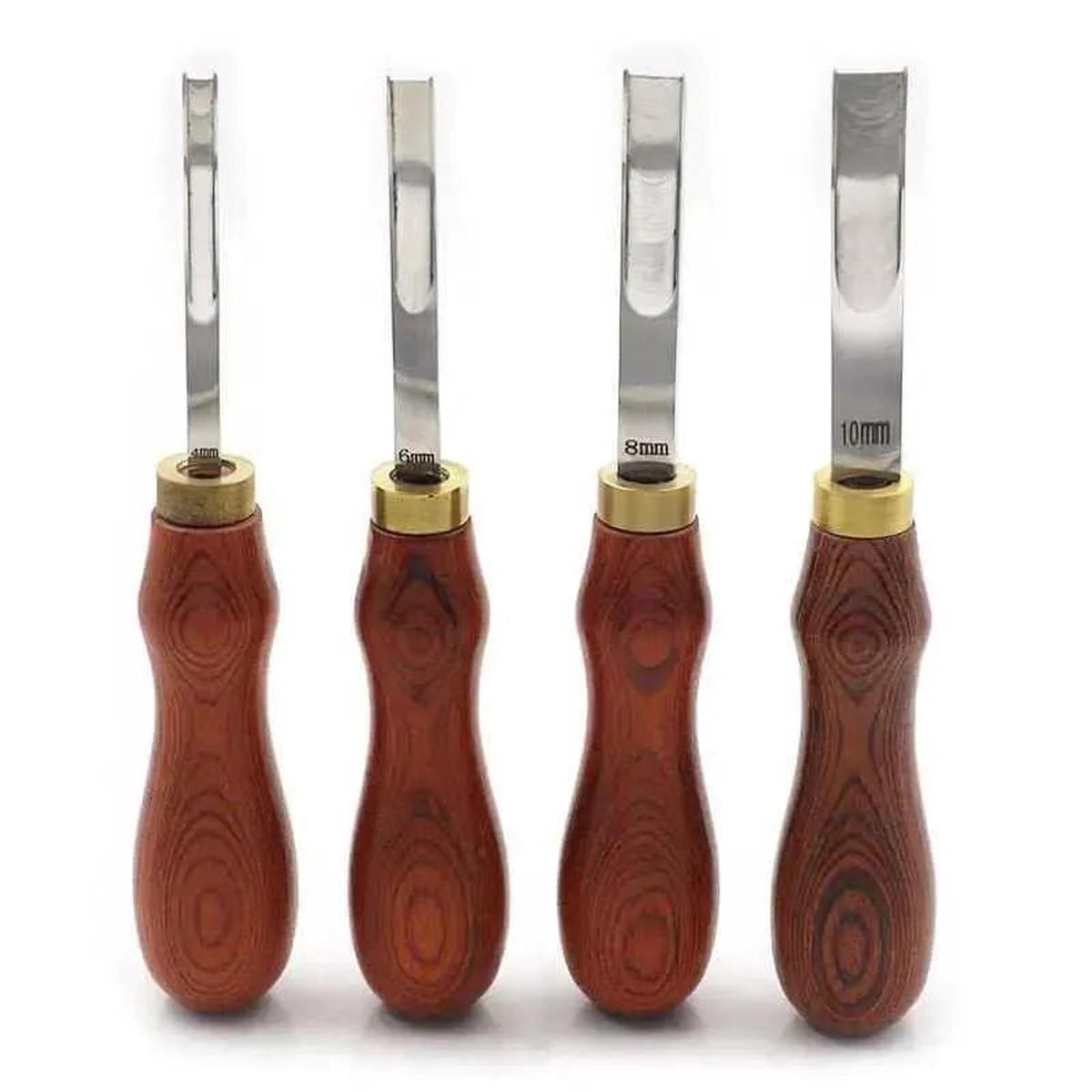 Leather Carver Trimming Tool Set - 4mm 6mm 8mm Blades