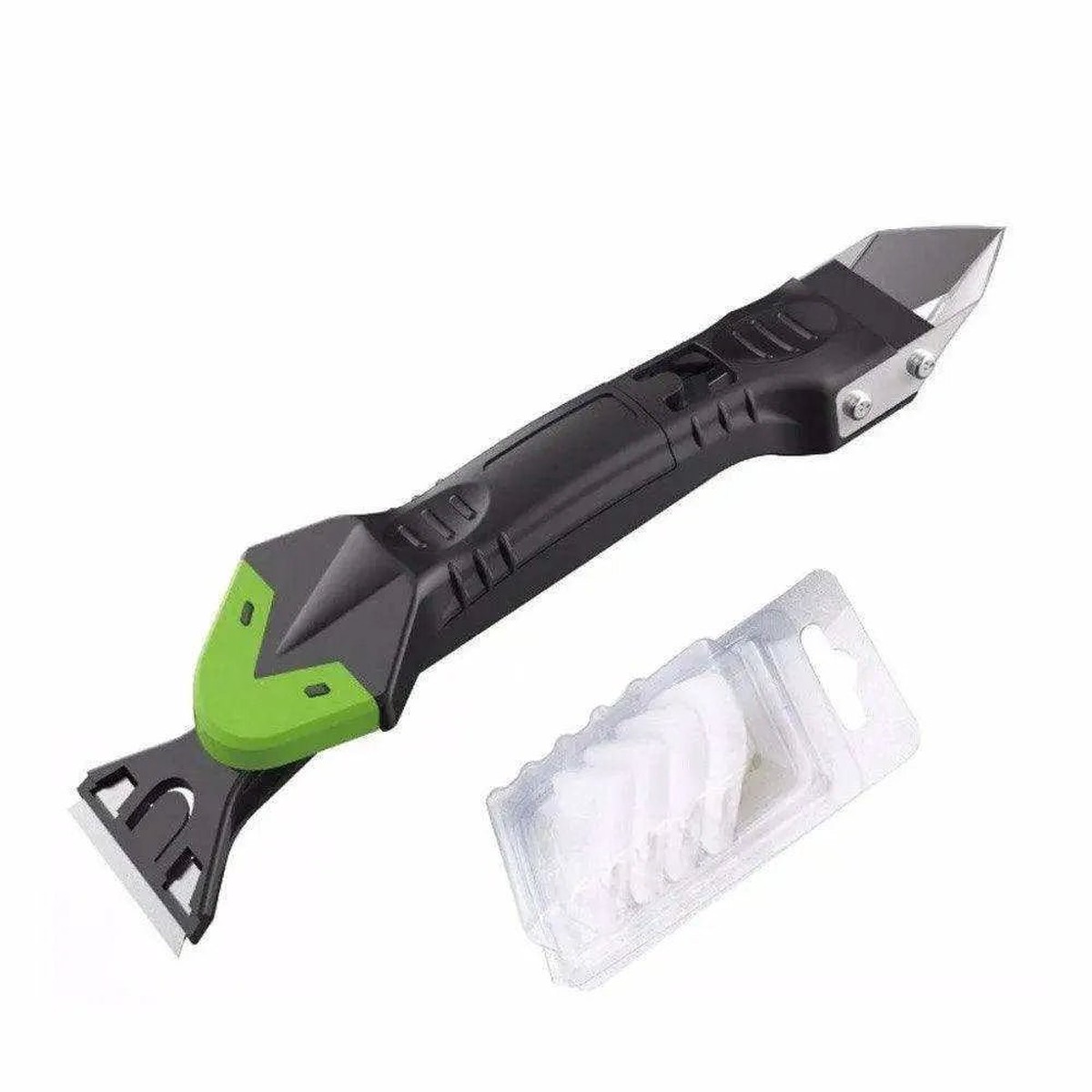 5-in-1 Caulking Tool - Silicone Sealant Scraper Remover
