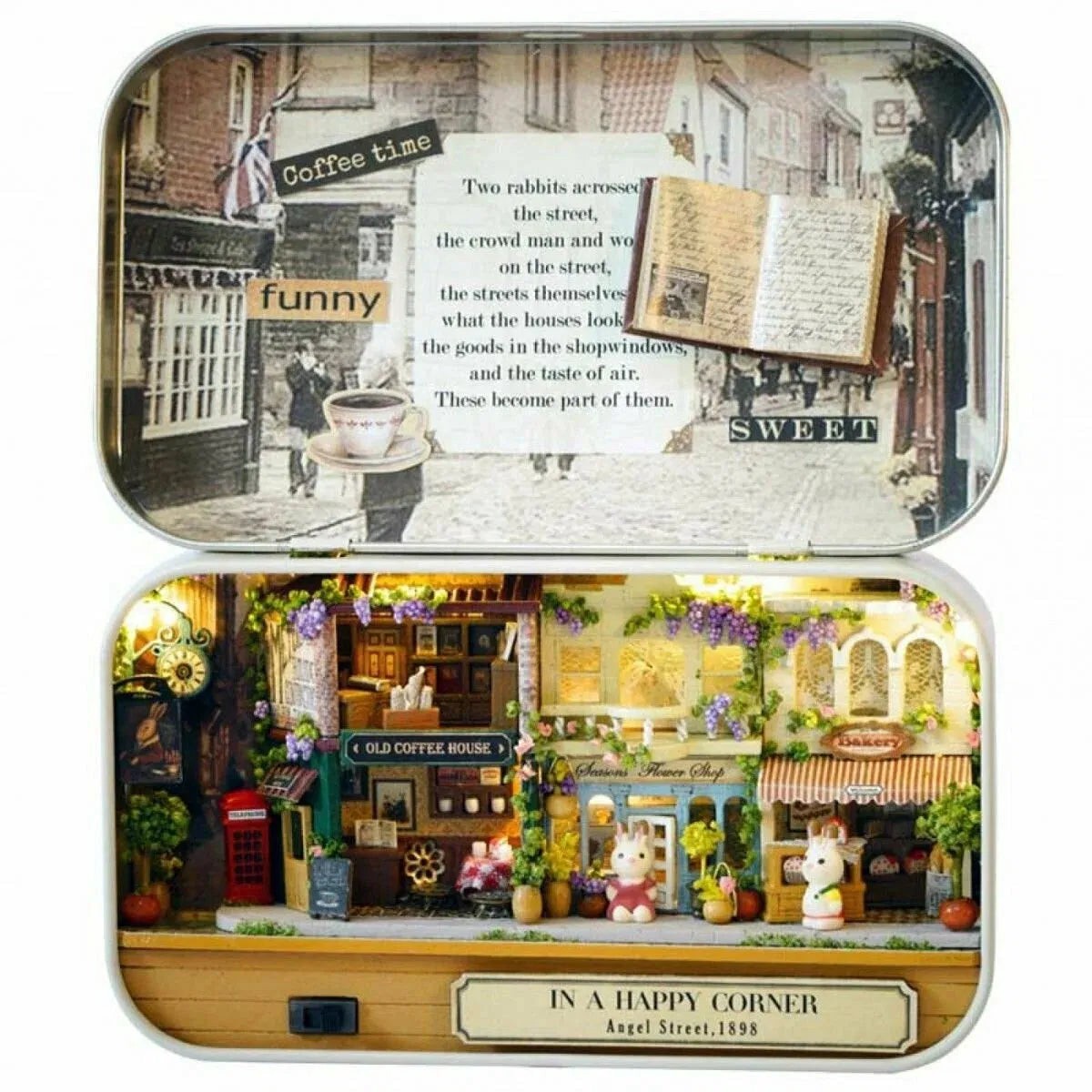 Miniature Wizardi Roombox Kit - In a happy corner
